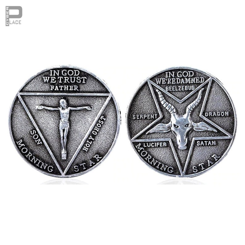 Lucifer Pentecostal Coin, Movie Lucifer Collect Coin Cosplay, Lucifer