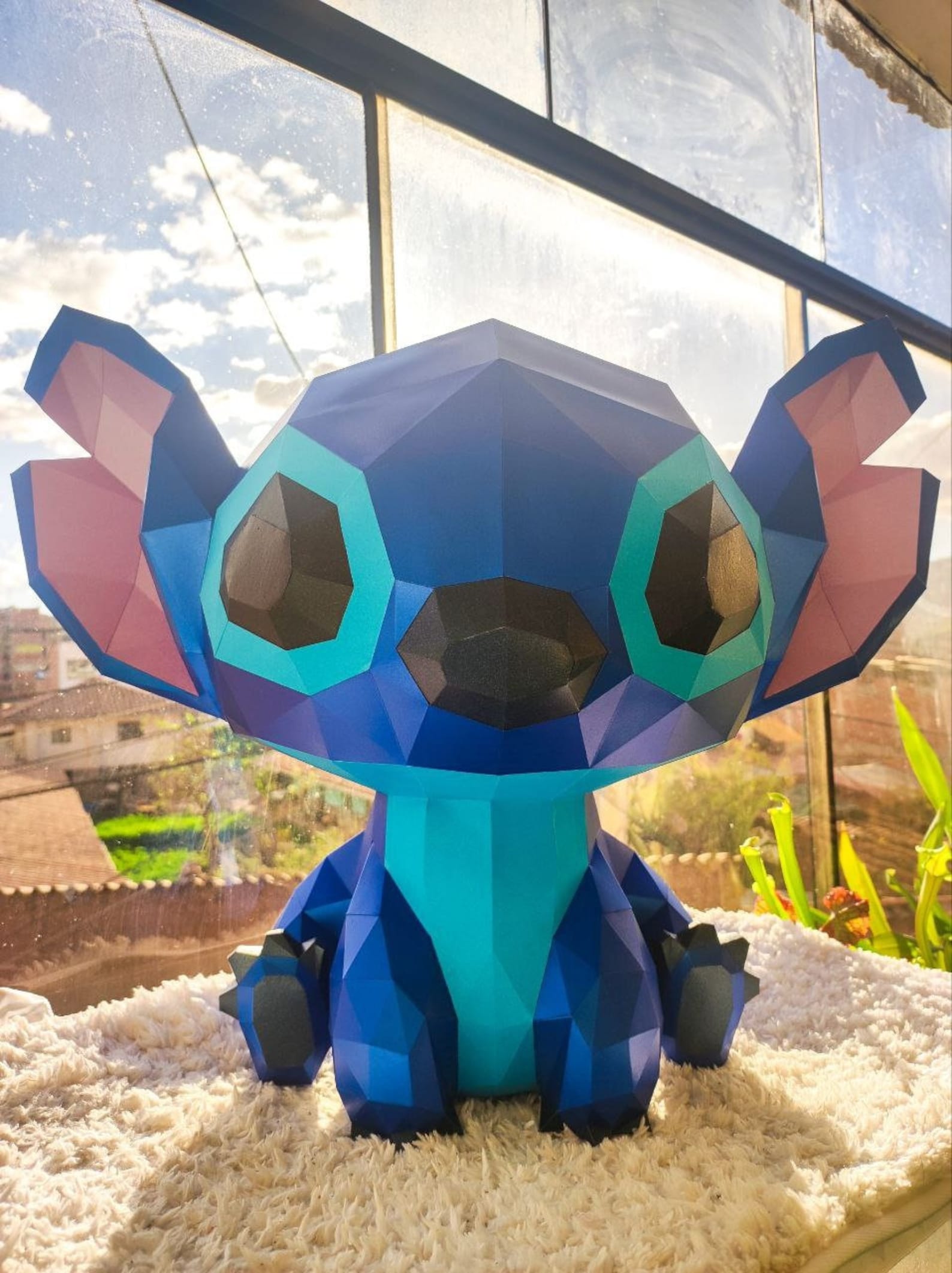 3D Lowpoly STITCH Papercraft TEMPLATE – Digital Character 3d Figurine Model Pdf &amp; SVG Format ...