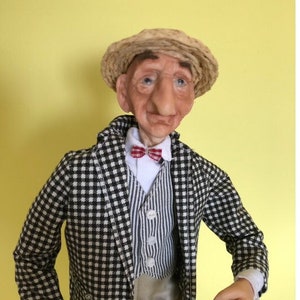 gentlemen, interior doll, art doll, table figure, gift, interior, house, souvenir, collectible doll, style, comfort.