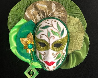 Masque Vénitien en plâtre - Décoration