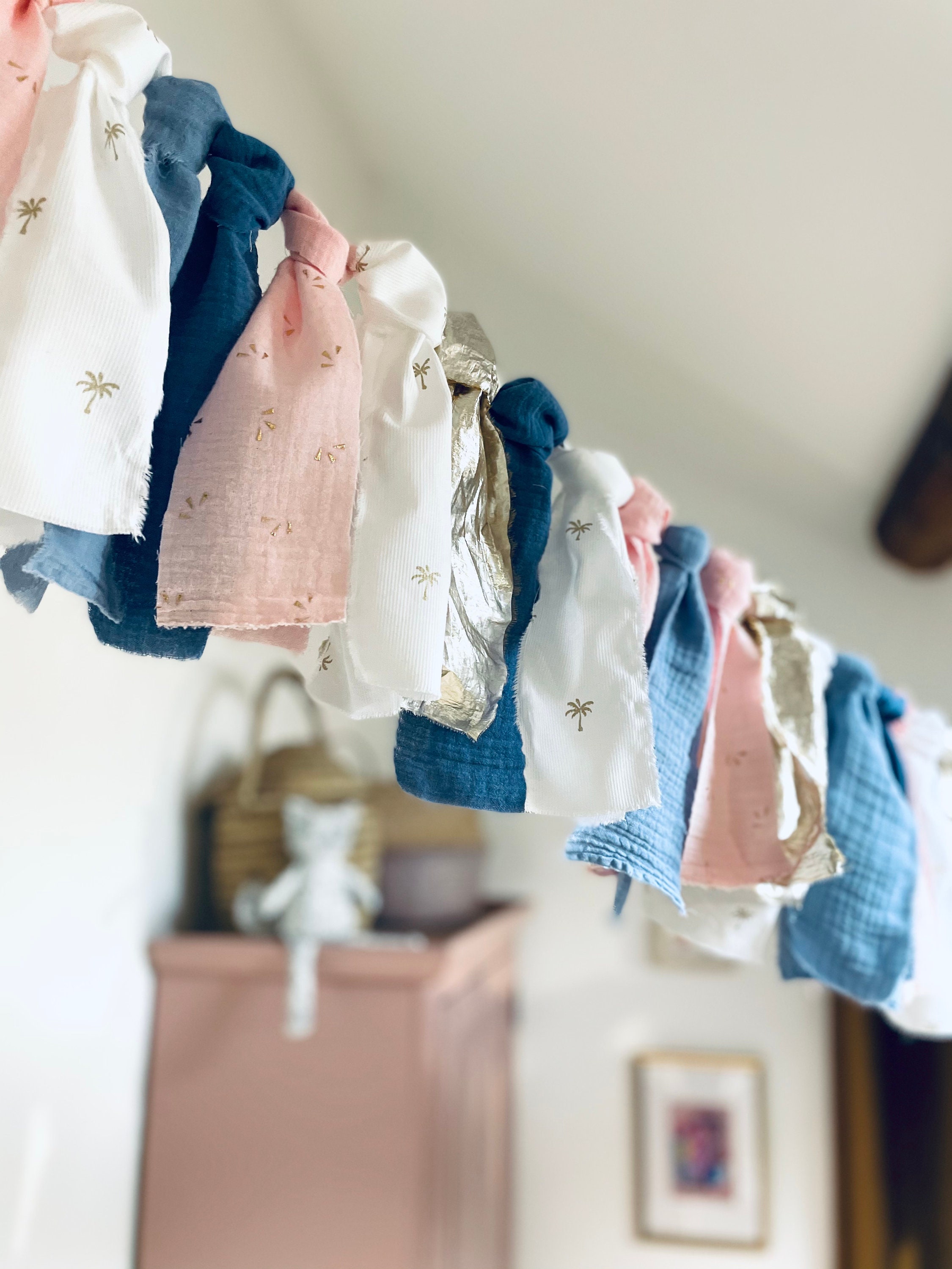 Renata I Guirlande en Tissu Bohème