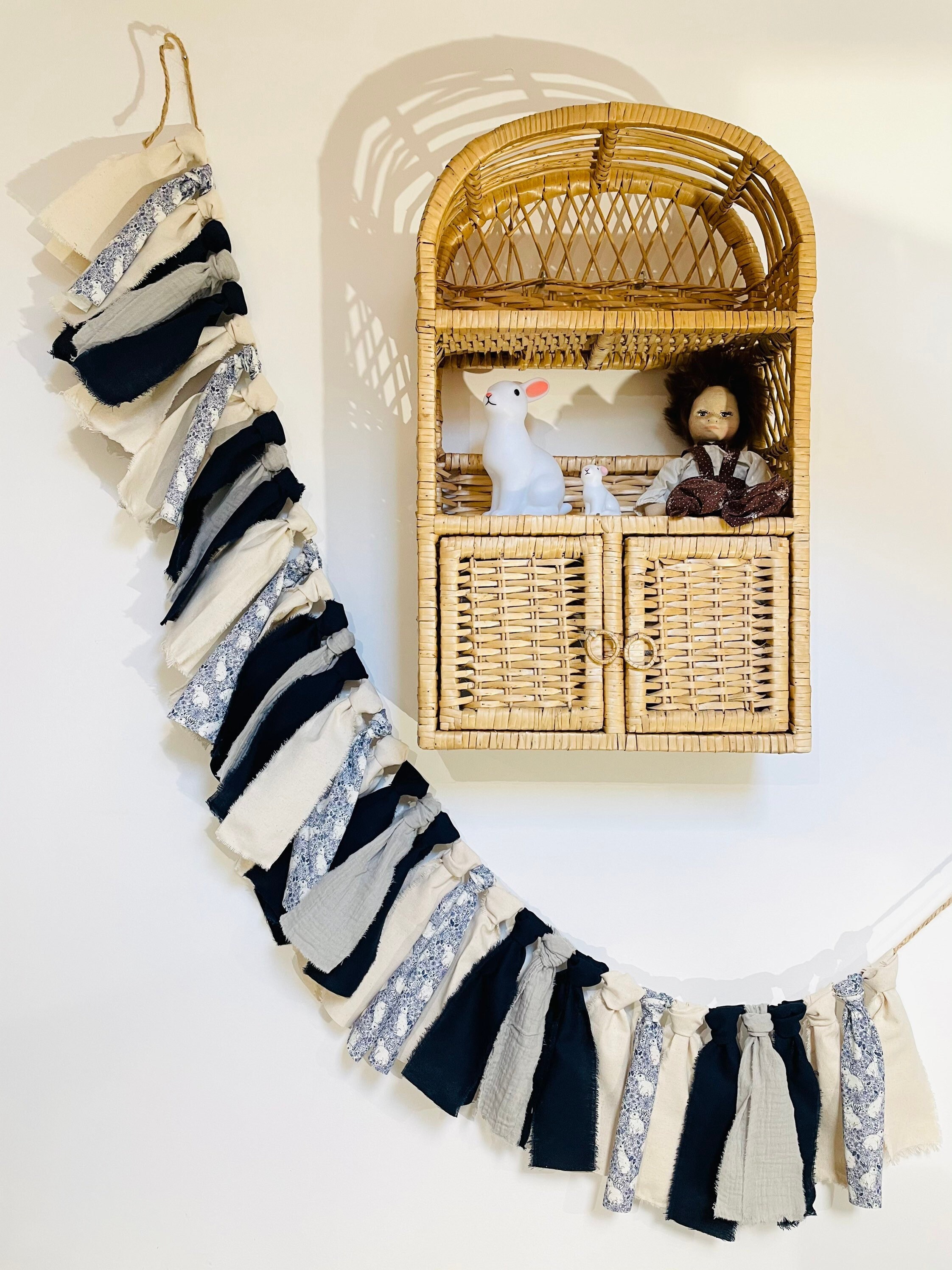 Léonard | Guirlande Tissu et Lapins.