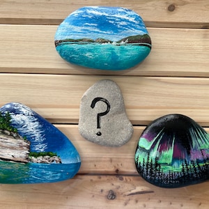 Custom Rock Painting, Hand Painted Custom Rock, Customized Rock Painting, Memorial Rock Painting
