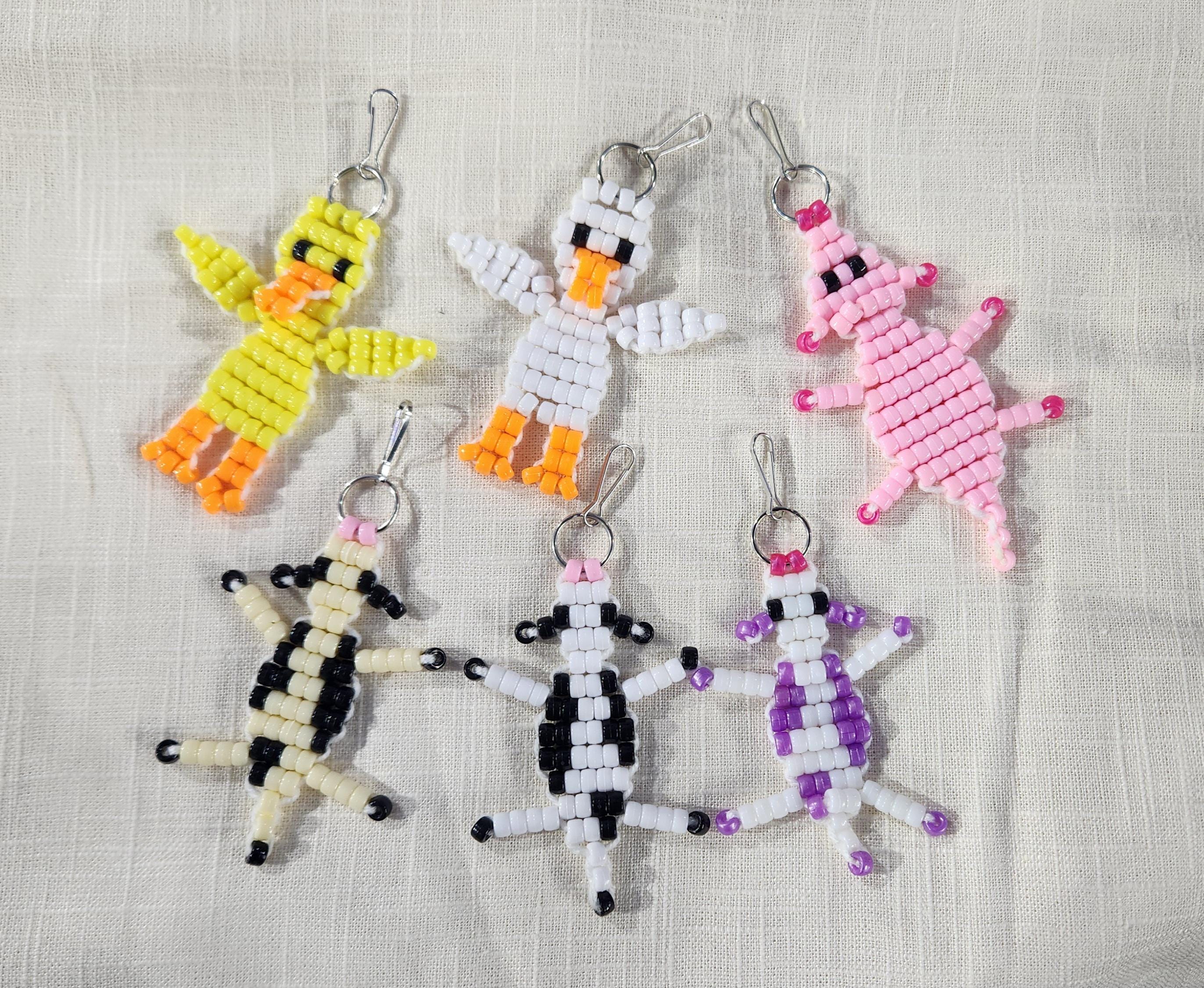 小物 ANIMAL HEAD KEYCHARM YLSZHY 6Pcs Animal Head Keychains, Metal Rhinestone Cartoon