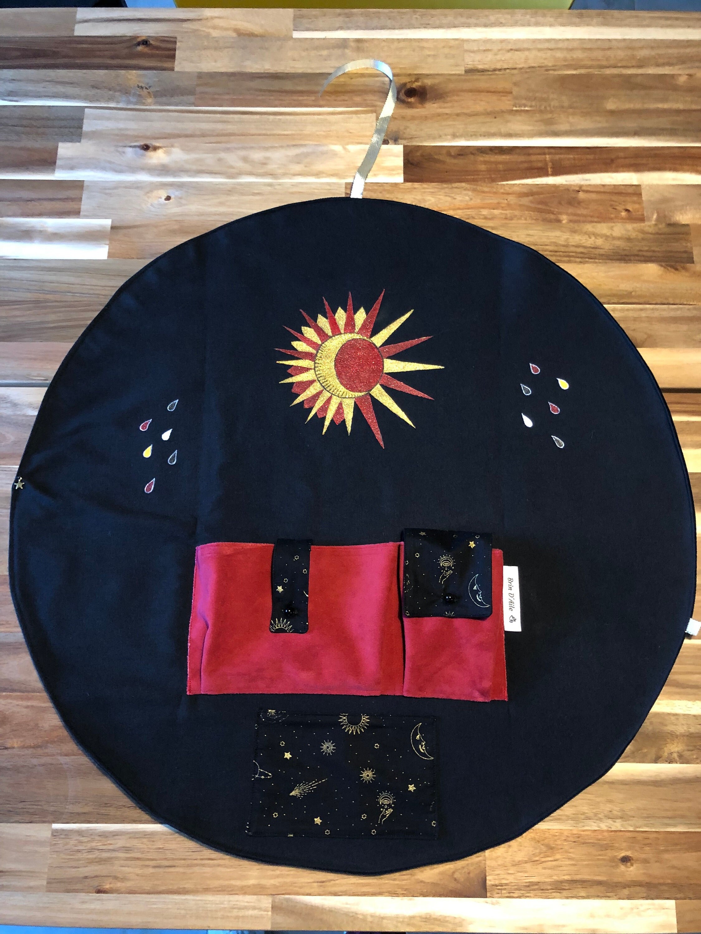 Tapis Inspiré Par Tarot de L'unité Porte Carte