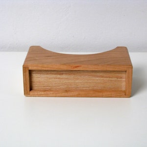 Upright Wooden Coaster Holder, Fits 4 Round Coasters image 4