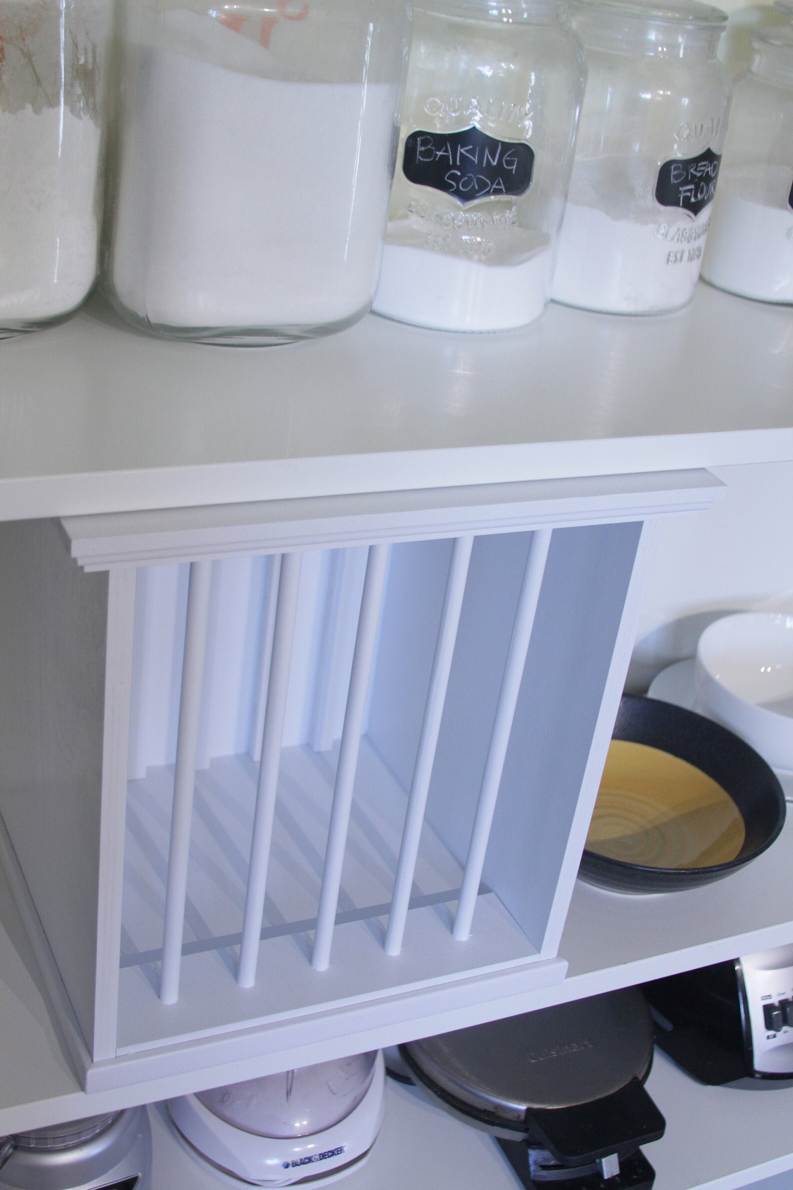 Estante de placa de madera cuadrada se adapta a 6 placas | Etsy