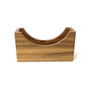 Upright Wooden Coaster Holder, Fits 4 Round Coasters image 8