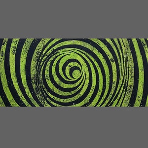 Spirale 1-14 - Stampa in rilievo arte originale su larga scala su carta pesante - Pronta per essere appesa