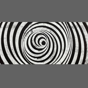 Spirale 3-08 - Stampa in rilievo su larga scala Arte originale su carta pesante - Pronta per essere appesa