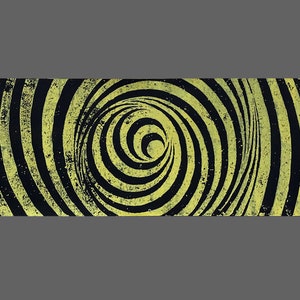 Spirale 1-01 - Stampa in rilievo arte originale su larga scala su carta pesante - Pronta per essere appesa