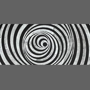 Spirale 3-07, stampa in rilievo su larga scala, arte originale su carta pesante, pronta per essere appesa