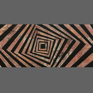 Cubico 1-16 - Stampa in rilievo su larga scala arte originale su carta pesante - Pronta per essere appesa
