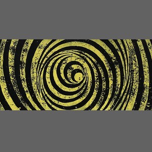 Spirale 1-05 - Stampa in rilievo arte originale su larga scala su carta pesante - Pronta per essere appesa
