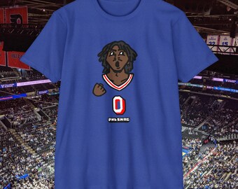Tyrese Maxey Shirt | Philadelphia 76ers Blue Shirt