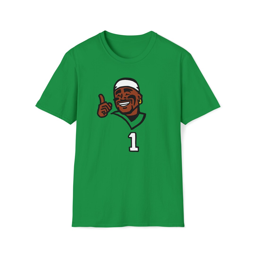 Jalen Hurts Shirt Philadelphia Eagles Kelly Green Shirt Etsy