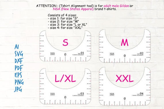 T-shirt Alignment Tool, Tshirt Ruler SVG Bundle,tshirt Ruler With Pockets  Svg,t-shirt Alignment Tool DXF -  Canada