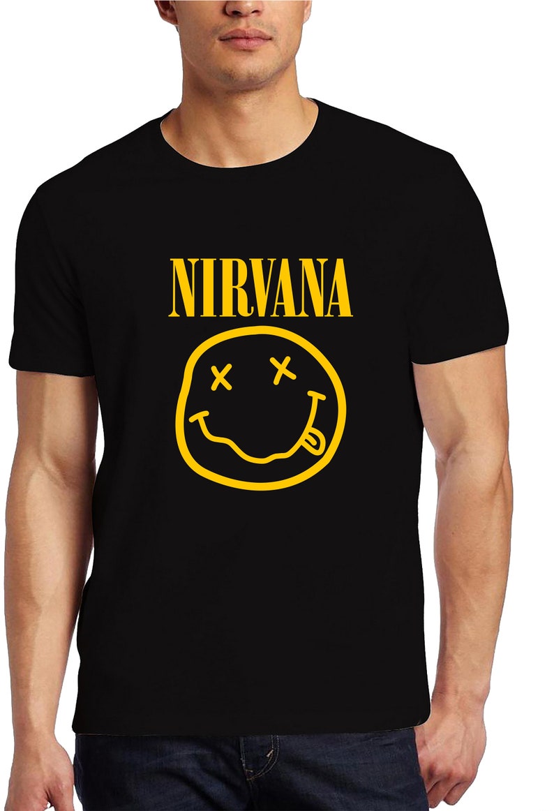nirvana smiley face shirt