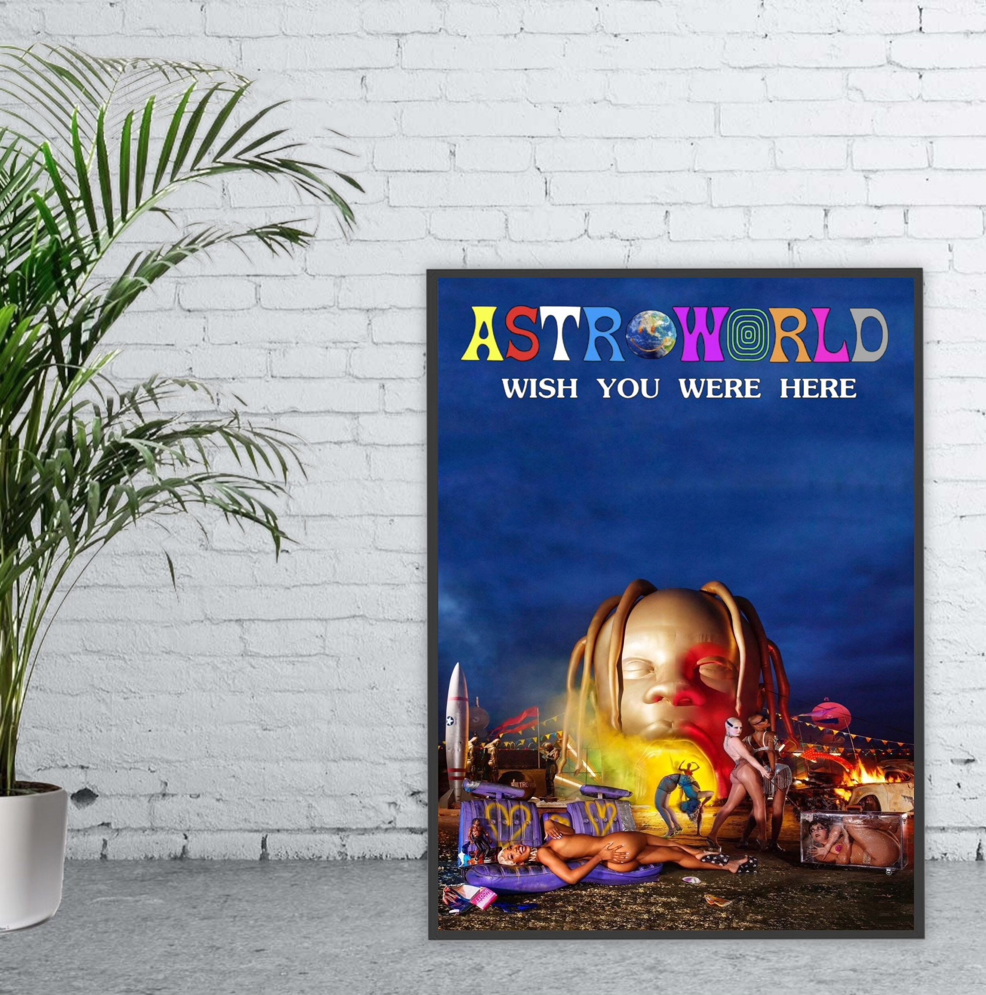 Travis Scott Astroworld Album Poster Etsy