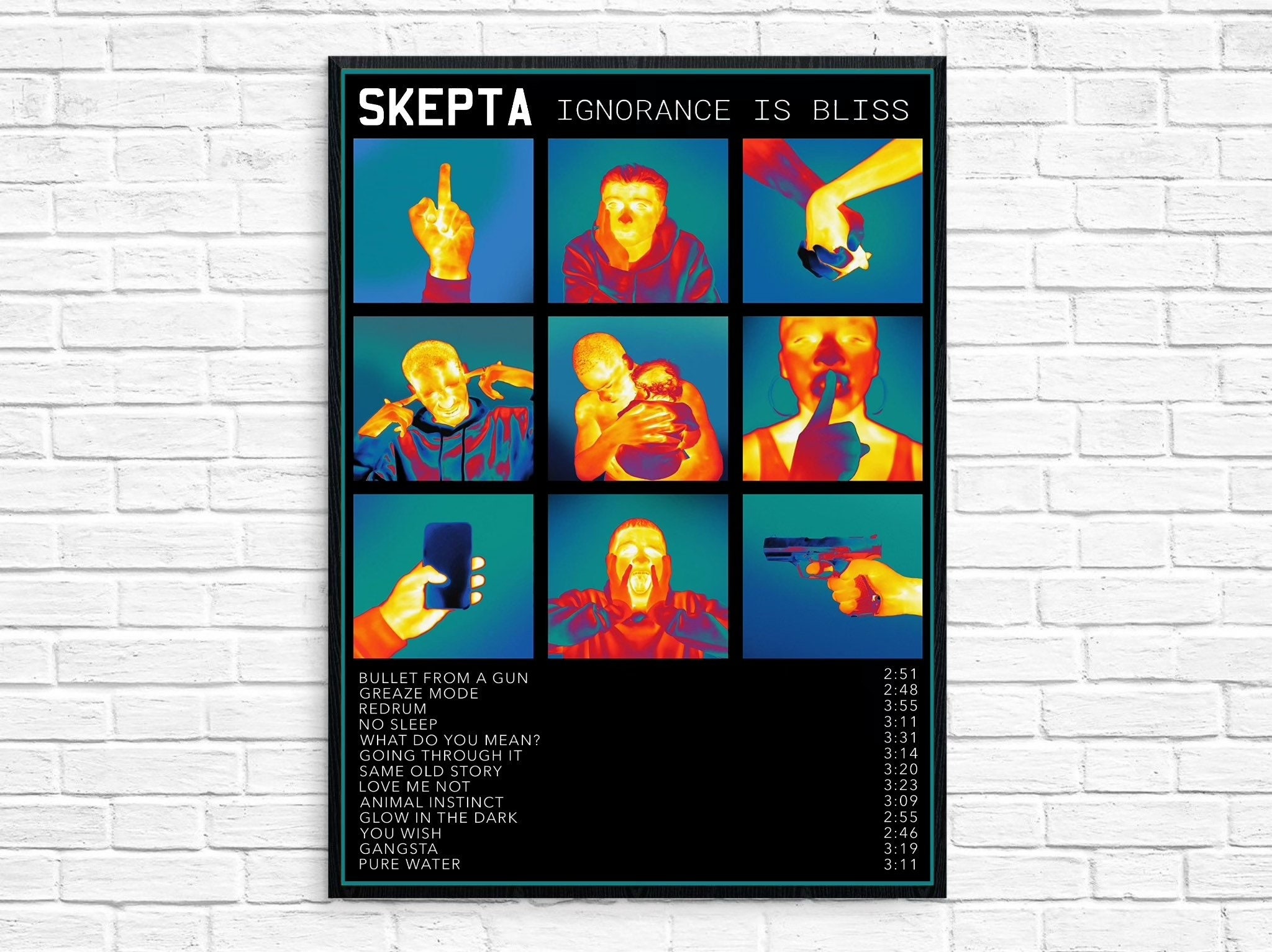 Skepta Ignorance Is Bliss Album Poster Etsy UK