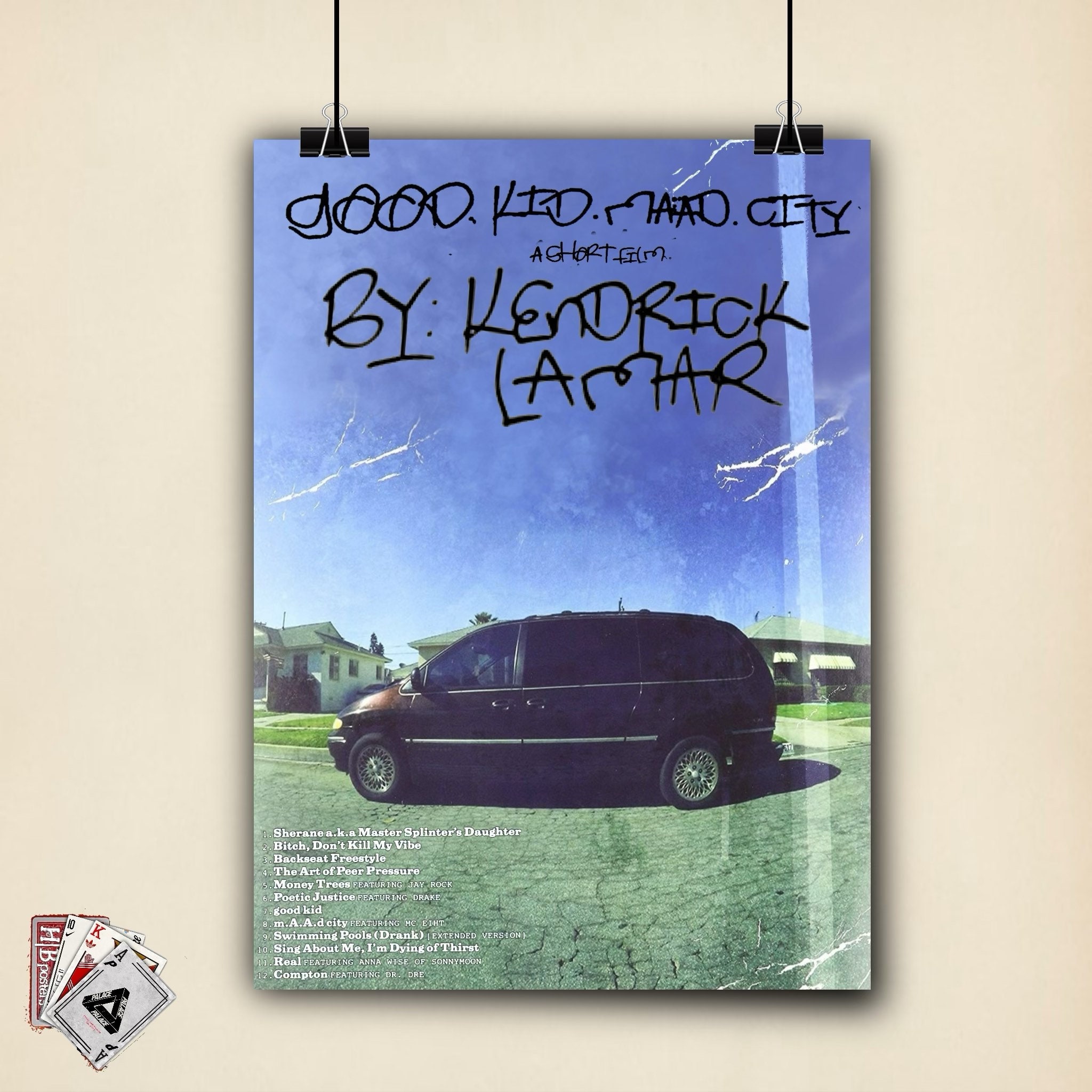 Kendrick Lamar Good Kid Maad City Album Poster Etsy UK
