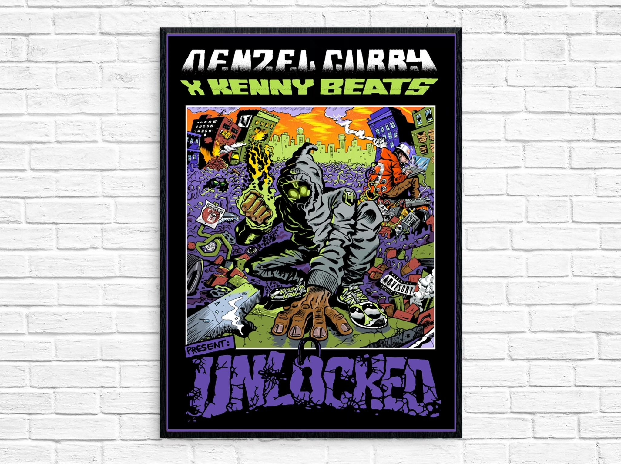 Denzel X Kenny Beats Album Poster - Etsy