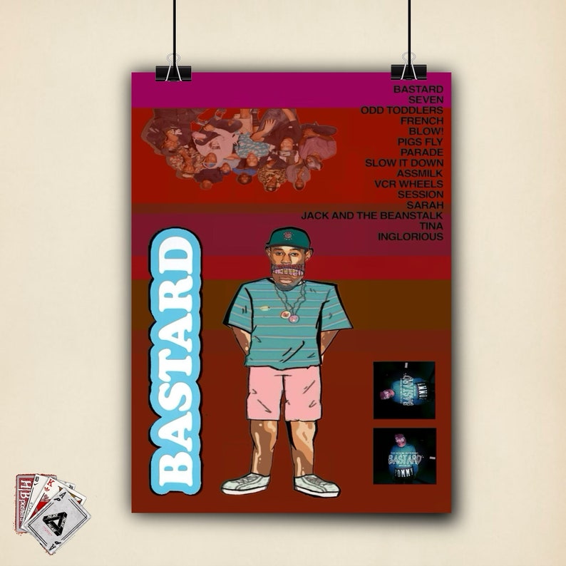 Tyler the Creator Bastard Album Poster Etsy Australia