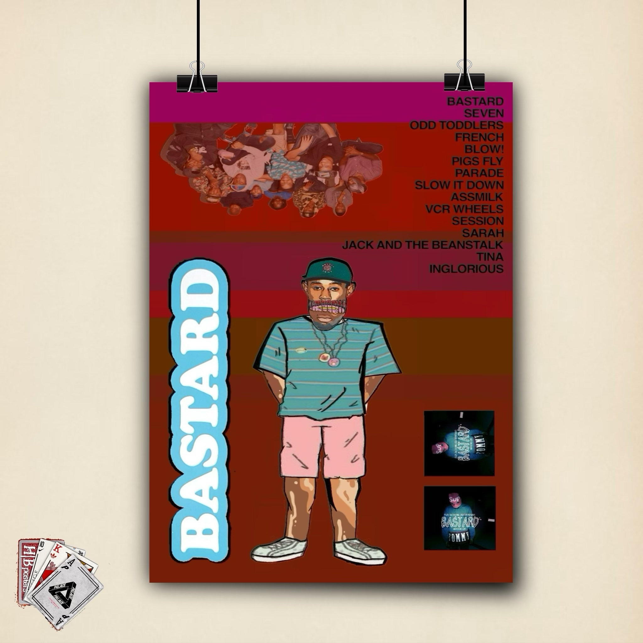 Tyler The Creator Bastard Album Poster Etsy Uk