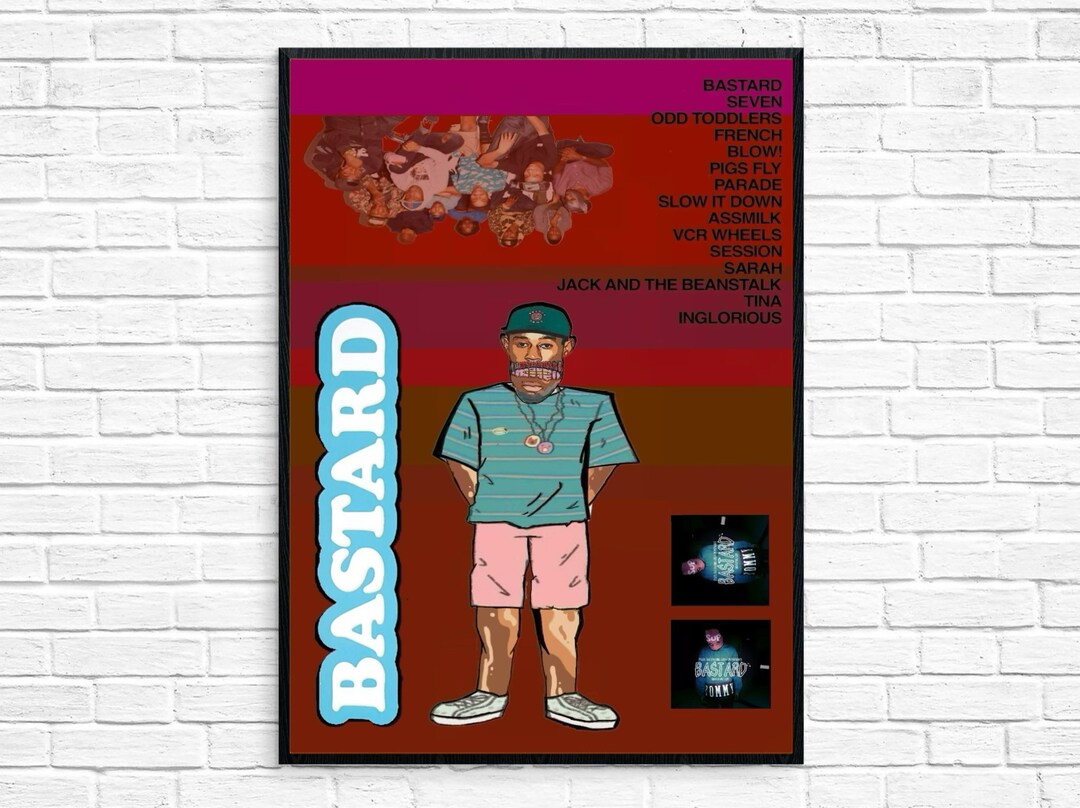 Tyler the Creator Bastard Album Poster Etsy Australia