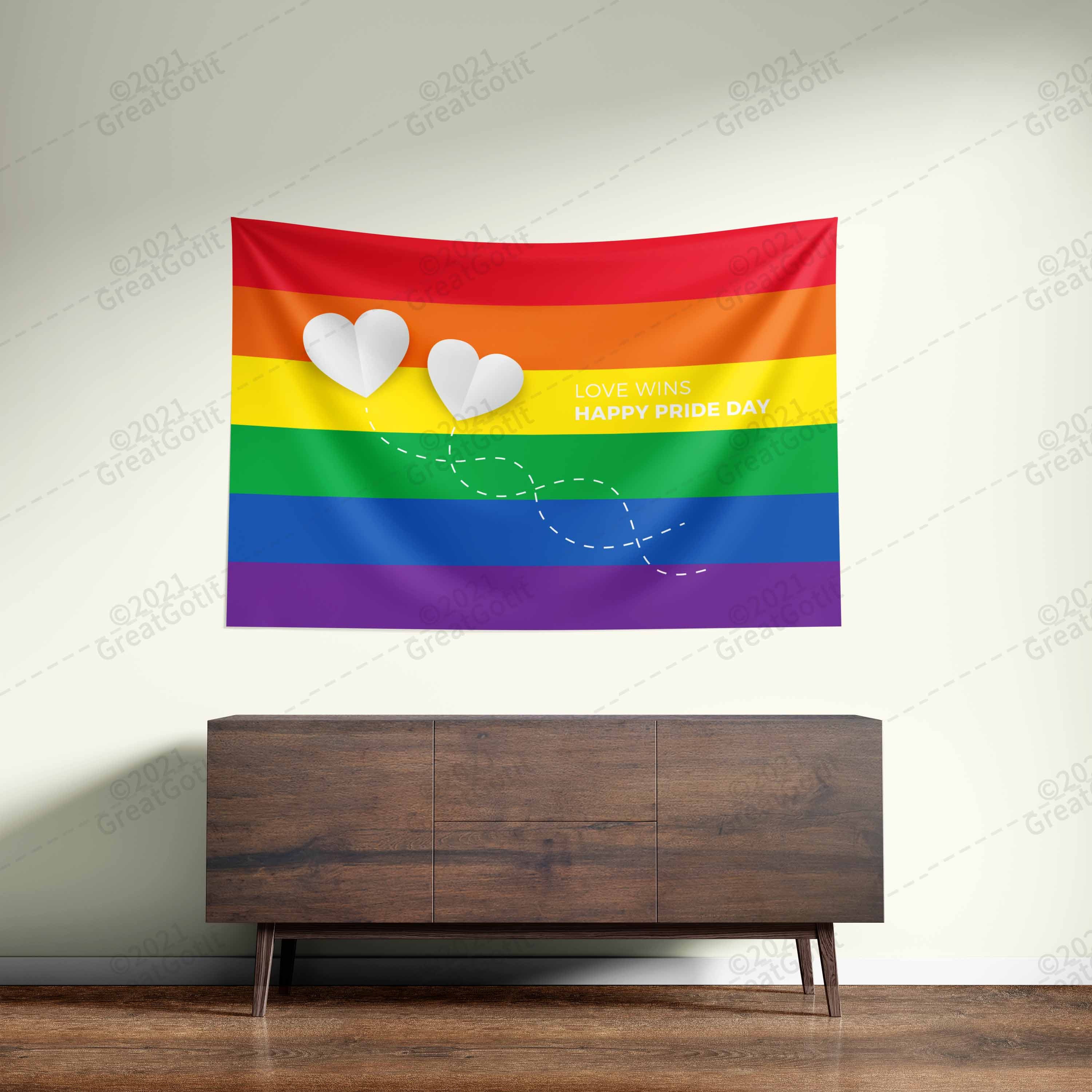 Pride Merch LGBT Pride Flag Pantone Pride Rainbow Flag Love | Etsy