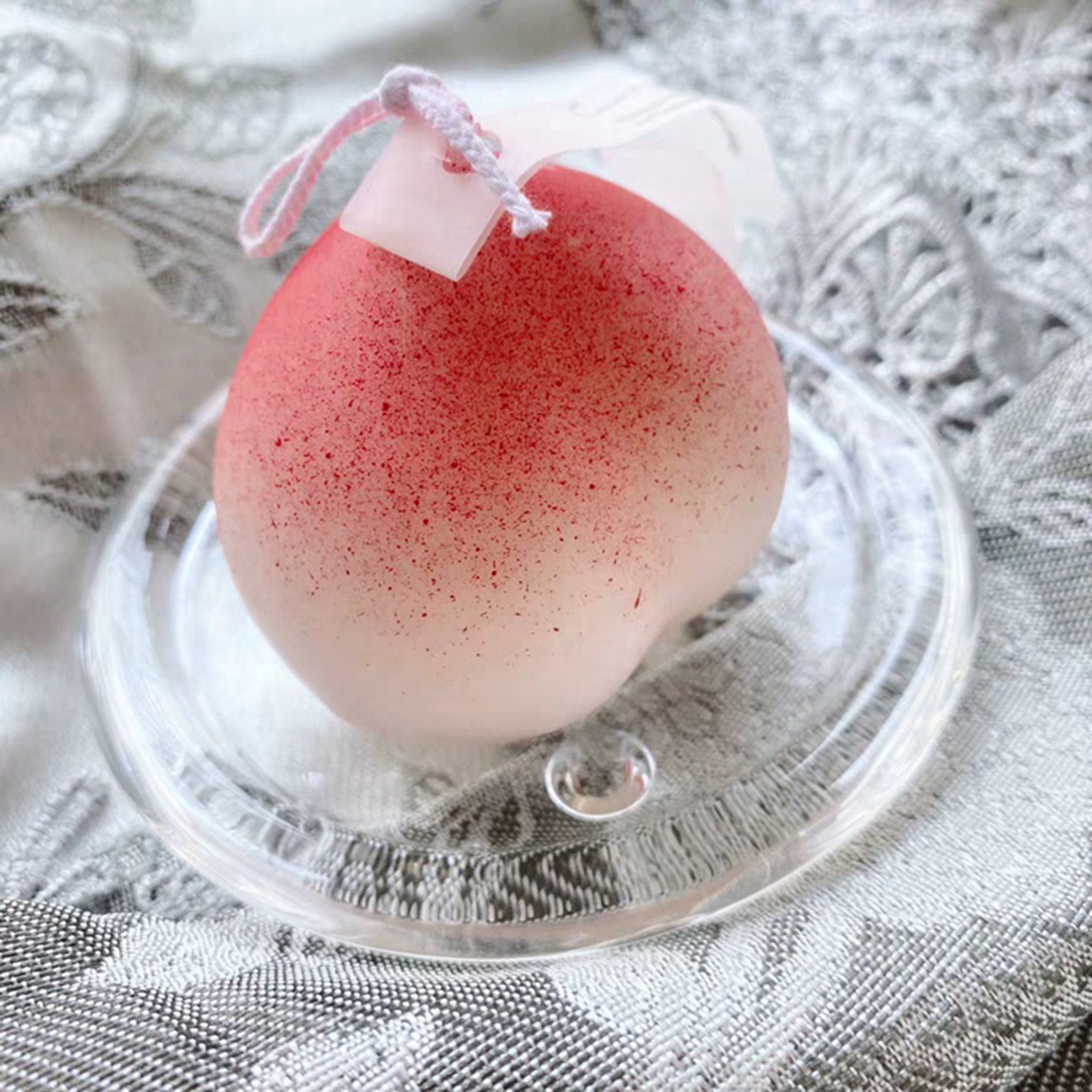 Handmade Peach Candle Panjore Lychee Scent Peach Candle Scent Etsy