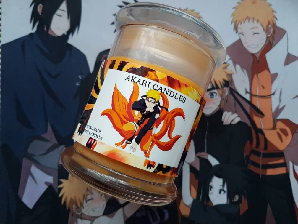 Naruto Inspired Candle / Anime / Manga / Gifts Etsy