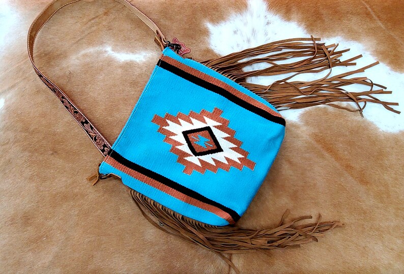 Serape Blue Bag