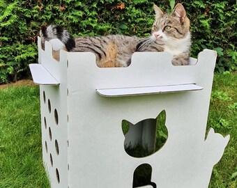 Cat's Cardboard Modern Style House Cat