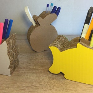 Conjunto de 3. Organizadores, portalápices, diferentes colores, ¡regalo escolar!