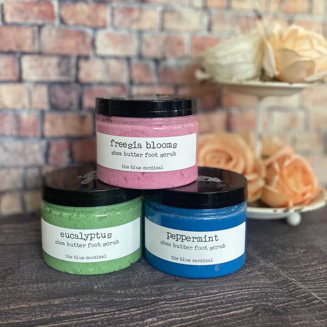 Pumice Foot Scrub Shea Butter Foot Scrub Pedicure Foot Etsy