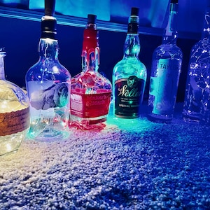 Bourbon Bottle Table Lamps