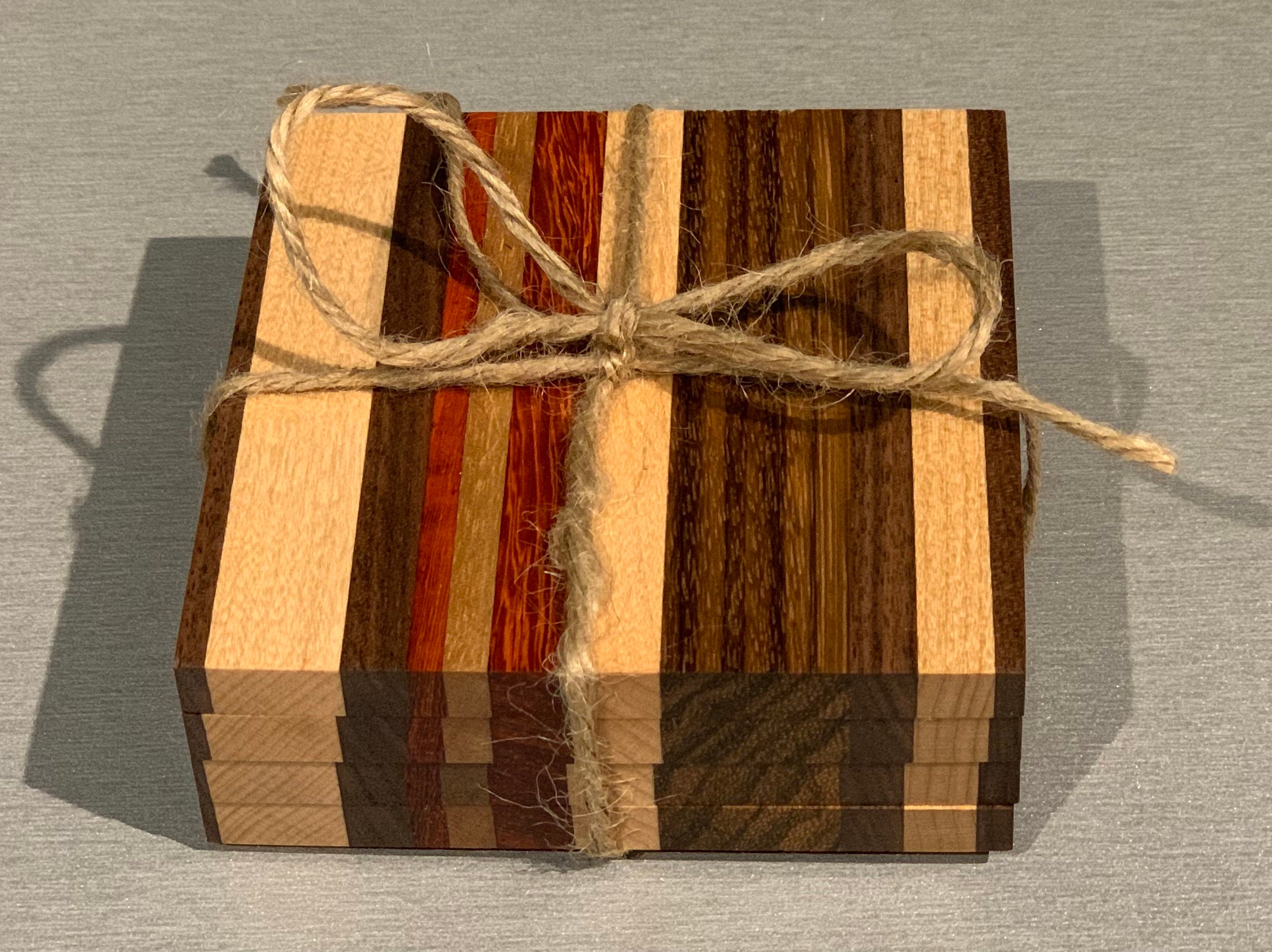 Custom MultiWood Coasters Etsy