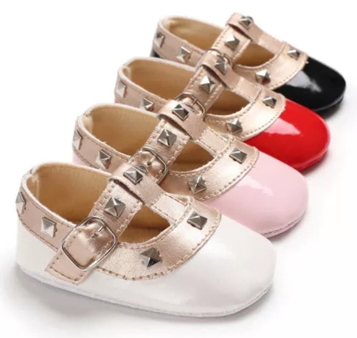 Baby girl shoe 1st Birthday Shoe First birthday shoe Crib | Etsy