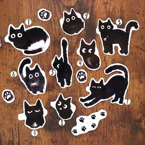 Cat Inki - single stickers