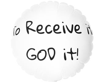 Om het te ontvangen GOD! Ballon