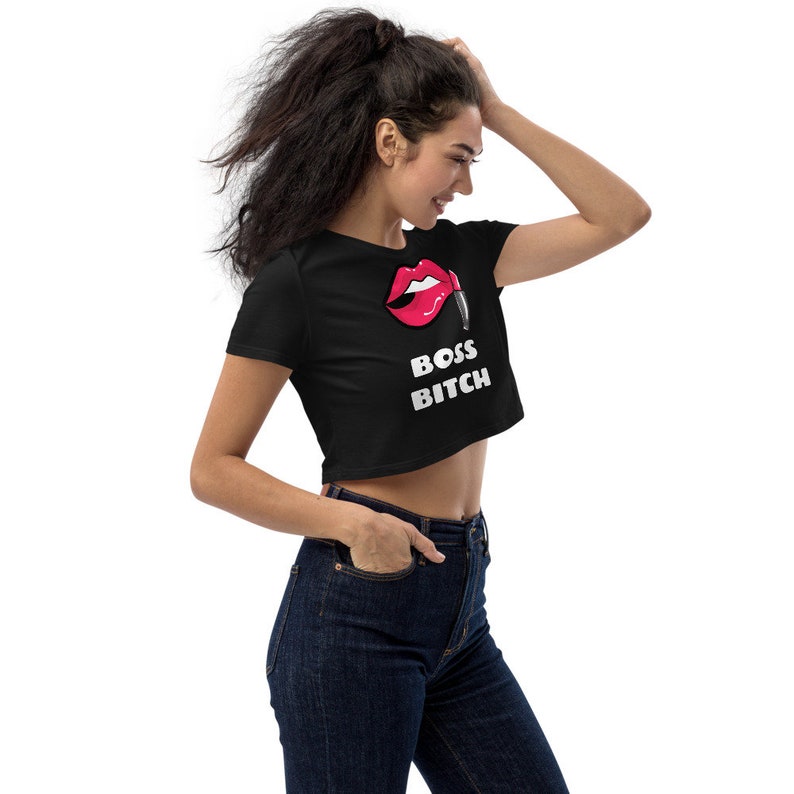 Feminist Crop Top Girls Rule Crop Top. Girl Power Crop Top Boss Bitch Organic Crop Top Boss Ass Bitch Crop Top Bad Bitch Crop Top