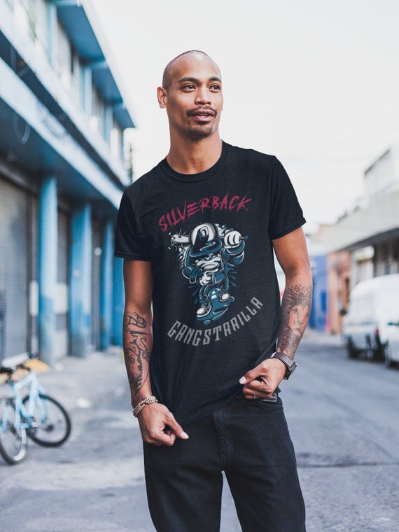 Gorilla T-shirt Streetwear Men Graphic 