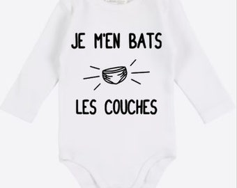 Je m'en bats les couches - Body bébé