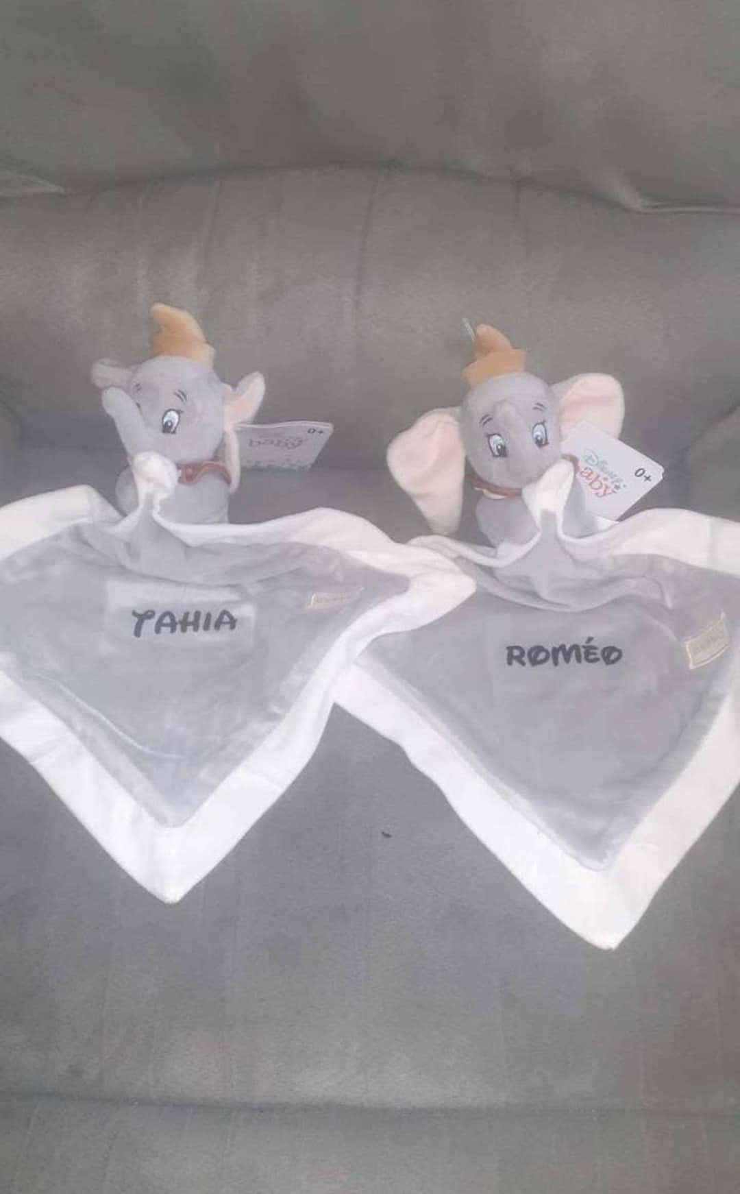 Doudou Dumbo, Personnalisé, Disney