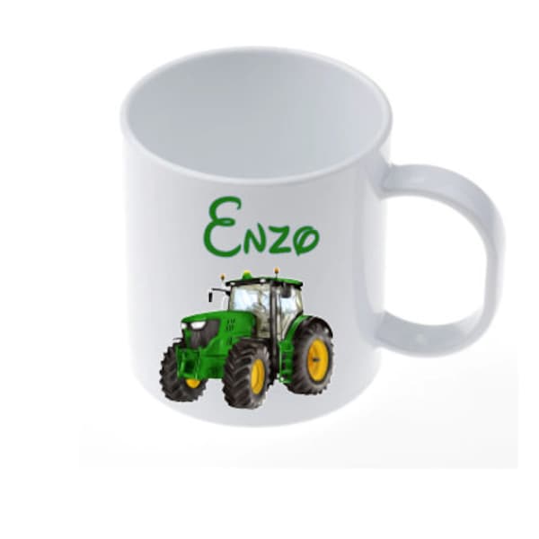 Unbreakable Cup child personalized TRACTOR