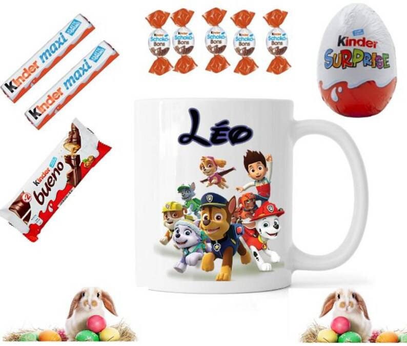 Tasse de pâques personnalisée STITCH avec chocolats image 5