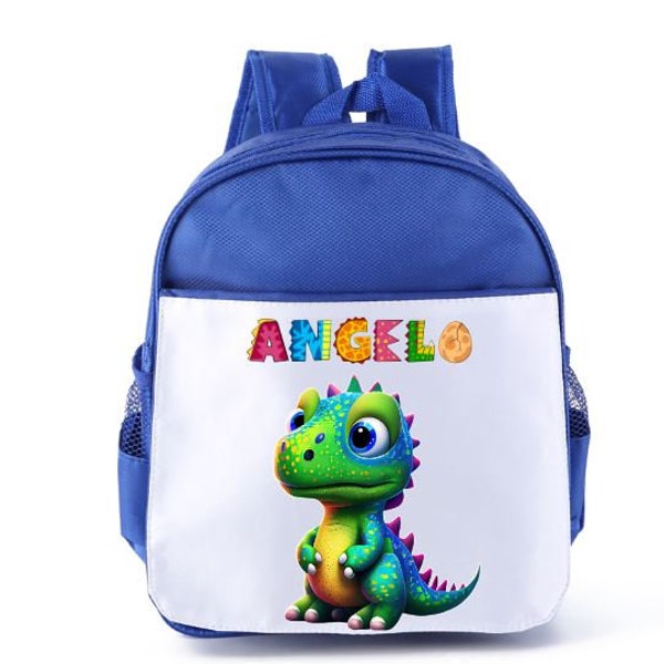 Backpack for children to personalize dinosaur