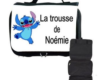 trousse de toilette personnalisée stitch