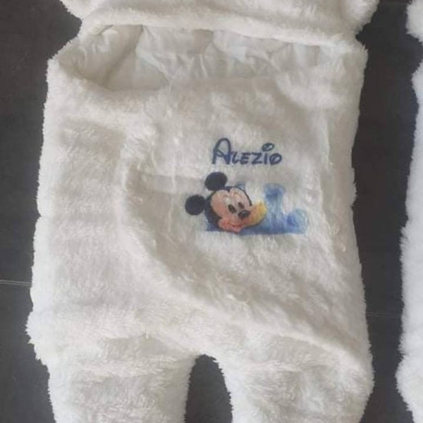 Combinaison polaire bebe personnalisé